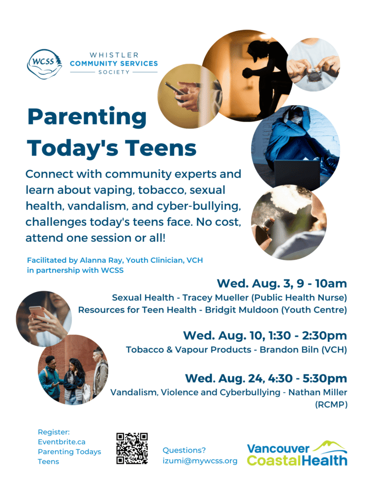 Parenting Today's Teens POSTER with QR code